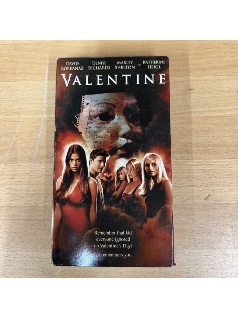 Valentine (Horror, 2001) VHS David Boreanaz Denise Richards